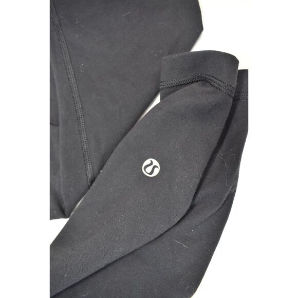 Lululemon Wunder Under Reversible Cropped Legging Floral Yellow Pink Womens 6 - Picture 6 of 8